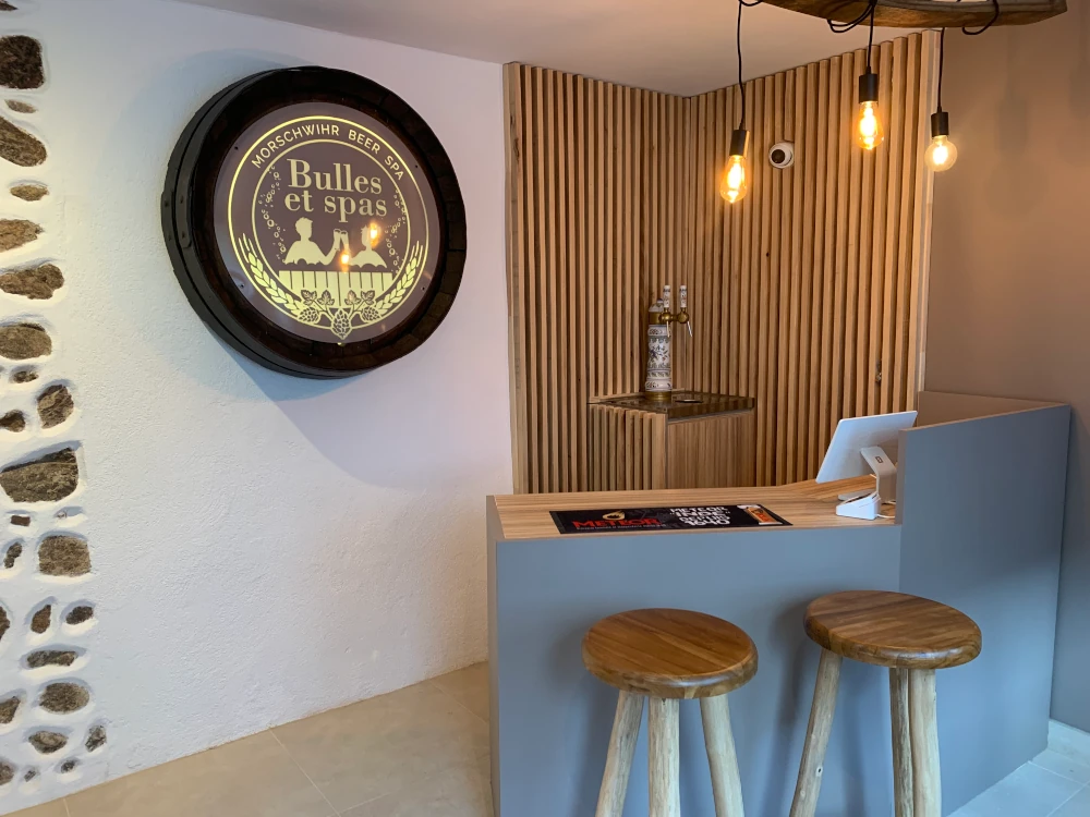 accueil de l'établissement bulles et spas